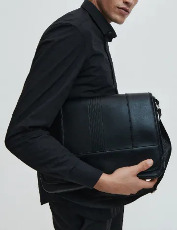 Geanta Reserved, negru Negru