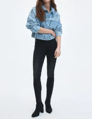 Blugi Reserved, negru Negru