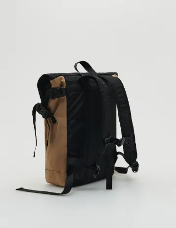 Rucsac Reserved, bej/negru Crem