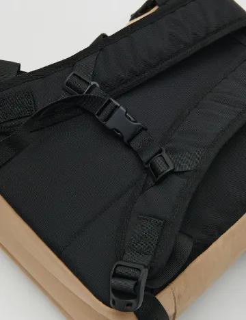 Rucsac Reserved, bej/negru Crem