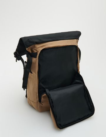 Rucsac Reserved, bej/negru