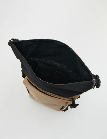 Rucsac Reserved, bej/negru Crem