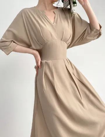Rochie medie SHEIN, maro deschis