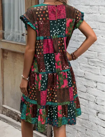 Rochie scurta SHEIN, mix culori