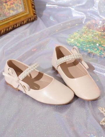 Pantofi Shein Kids, crem