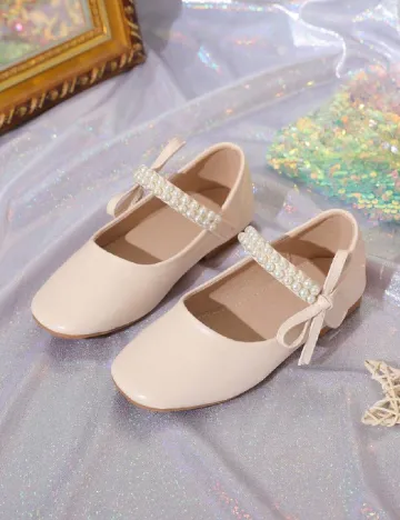 Pantofi Shein Kids, crem