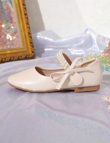 Pantofi Shein Kids, crem