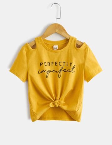 Tricou Shein Kids, galben