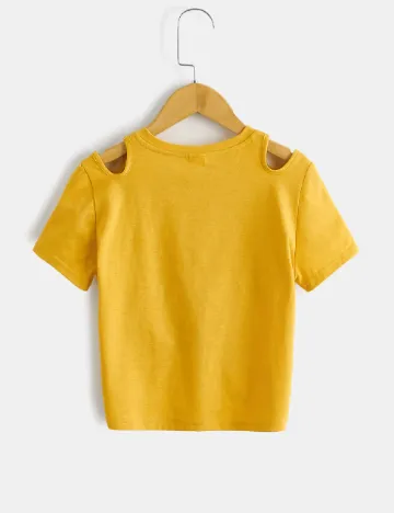 Tricou Shein Kids, galben