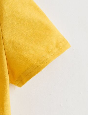 Tricou Shein Kids, galben