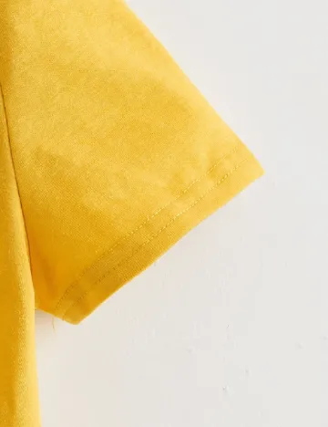 Tricou Shein Kids, galben