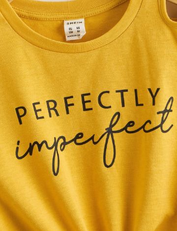 Tricou Shein Kids, galben