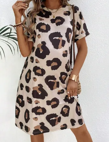 Rochie scurta SHEIN Maternity, maro Maro