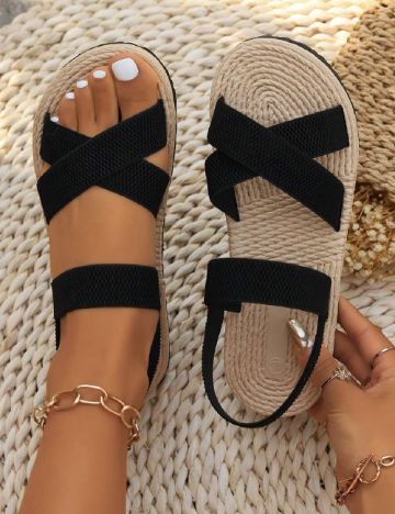 Sandale SHEIN, negru