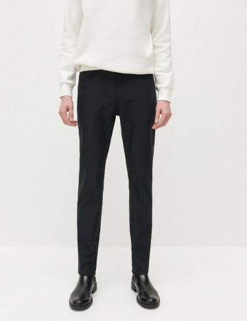 Pantaloni Reserved, negru