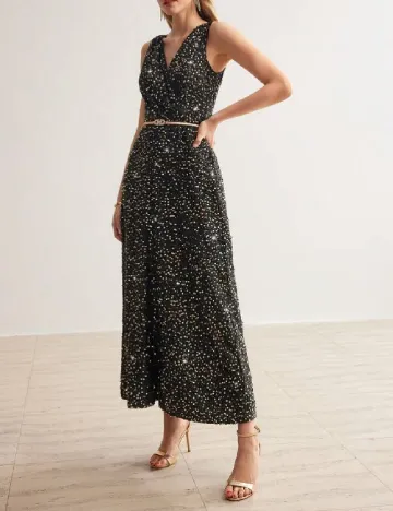 Rochie lunga MOTF, negru Negru