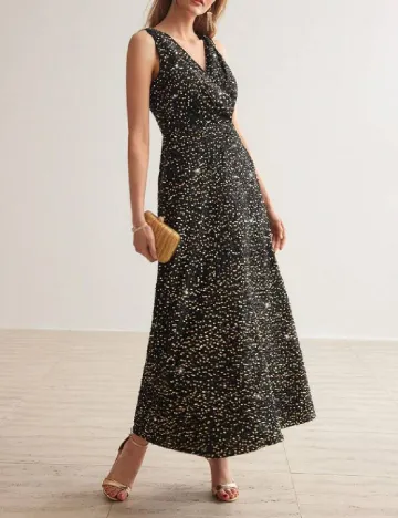 Rochie lunga MOTF, negru Negru