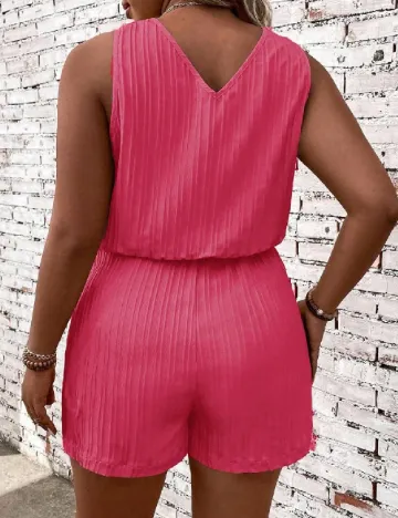 Salopeta SHEIN CURVE, roz Roz