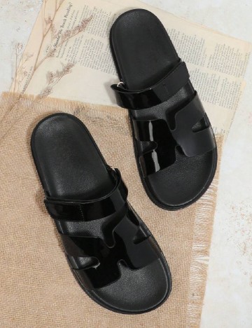 Slapi SHEIN, negru