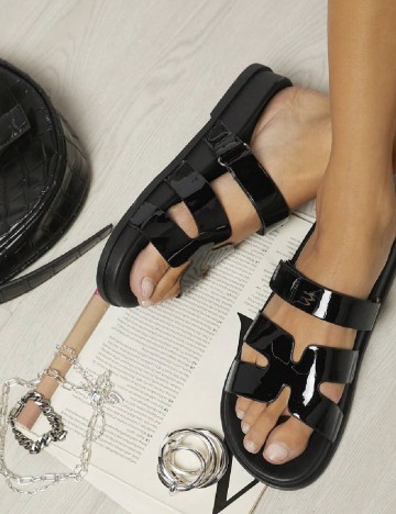 Slapi SHEIN, negru
