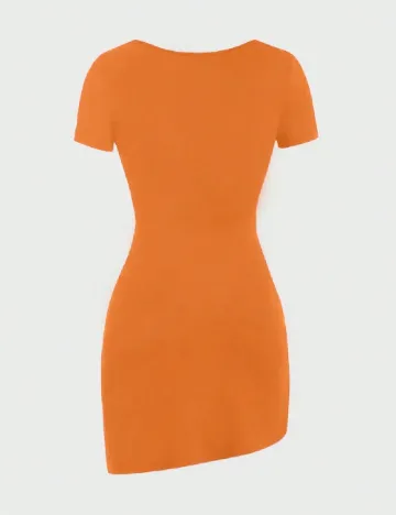 Rochie scurta SHEIN, portocaliu