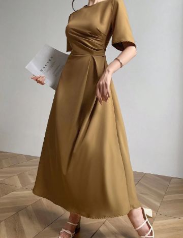 Rochie medie SHEIN, maro