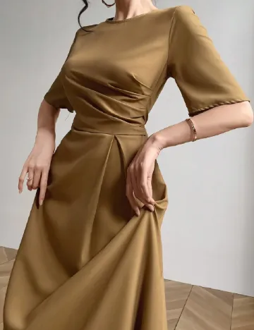 Rochie medie SHEIN, maro