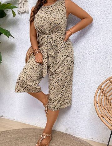 Salopeta SHEIN CURVE, maro