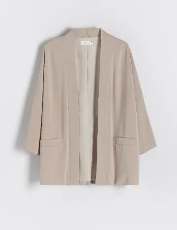 Blazer Reserved, crem Crem