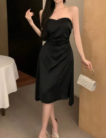 Rochie medie Dazy, negru Negru