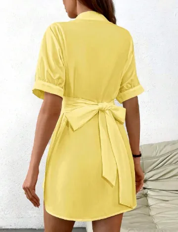 Rochie scurta SHEIN, galben Galben