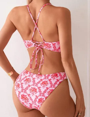 Costum de baie SHEIN, roz
