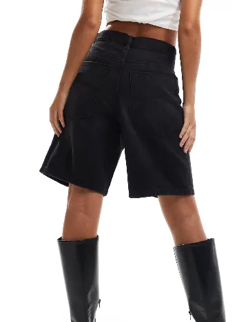 Pantaloni scurti COLLUSION, negru