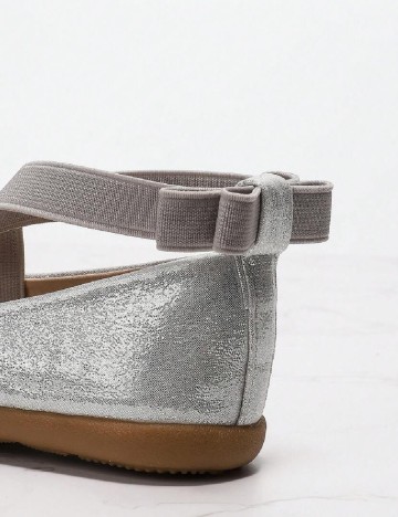 Balerini Shein Kids, argintiu