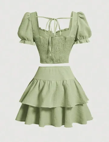 Compleu SHEIN, verde Verde