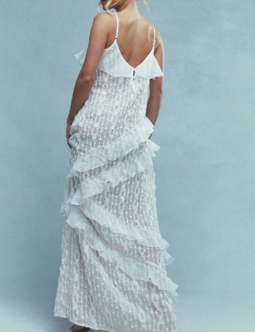 Rochie lunga Missguided, alb