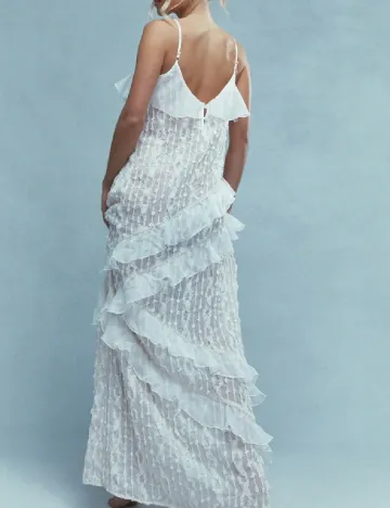 Rochie lunga Missguided, alb