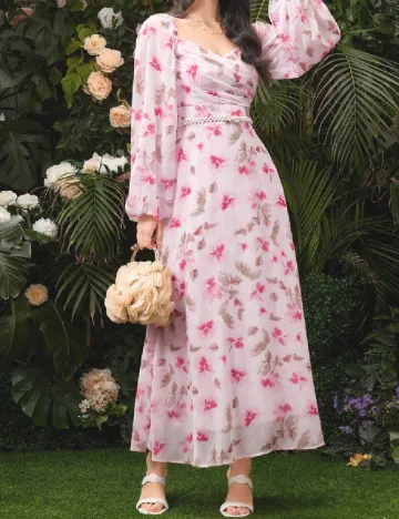 Rochie lunga SHEIN, roz