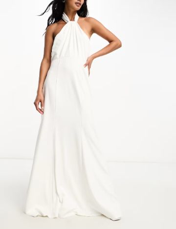 Rochie lunga Little Mistress, alb