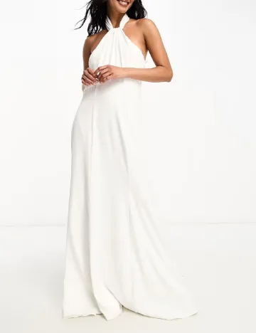 Rochie lunga Little Mistress, alb