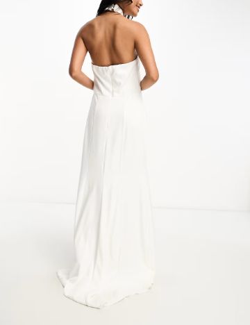 Rochie lunga Little Mistress, alb