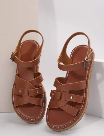 Sandale SHEIN, maro