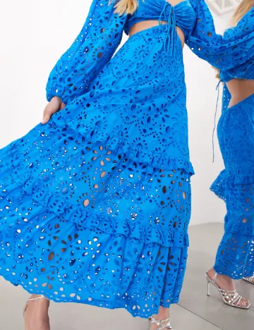 Rochie lunga ASOS, albastru