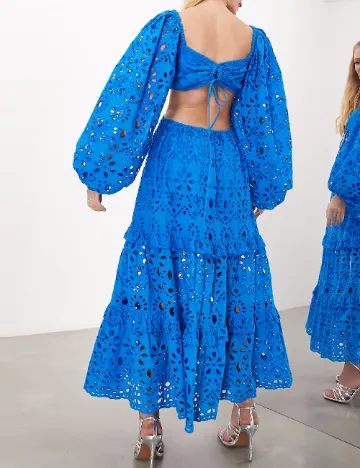 Rochie lunga ASOS, albastru
