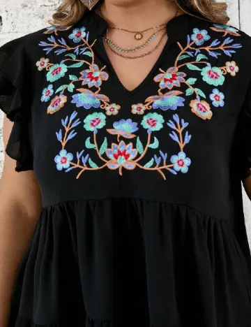 Rochie scurta SHEIN CURVE, negru