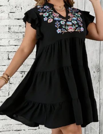 Rochie scurta SHEIN CURVE, negru