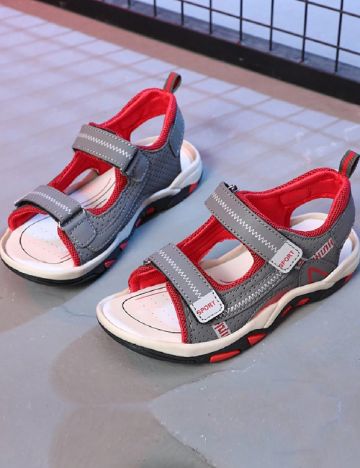Sandale Shein Kids, gri