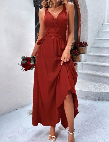 Rochie lunga SHEIN, rosu