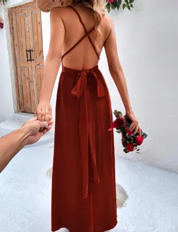 Rochie lunga SHEIN, rosu