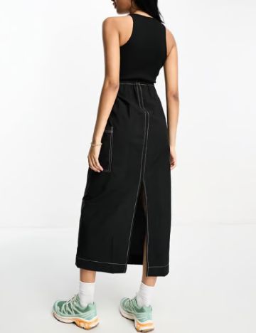 Rochie medie ASOS, negru